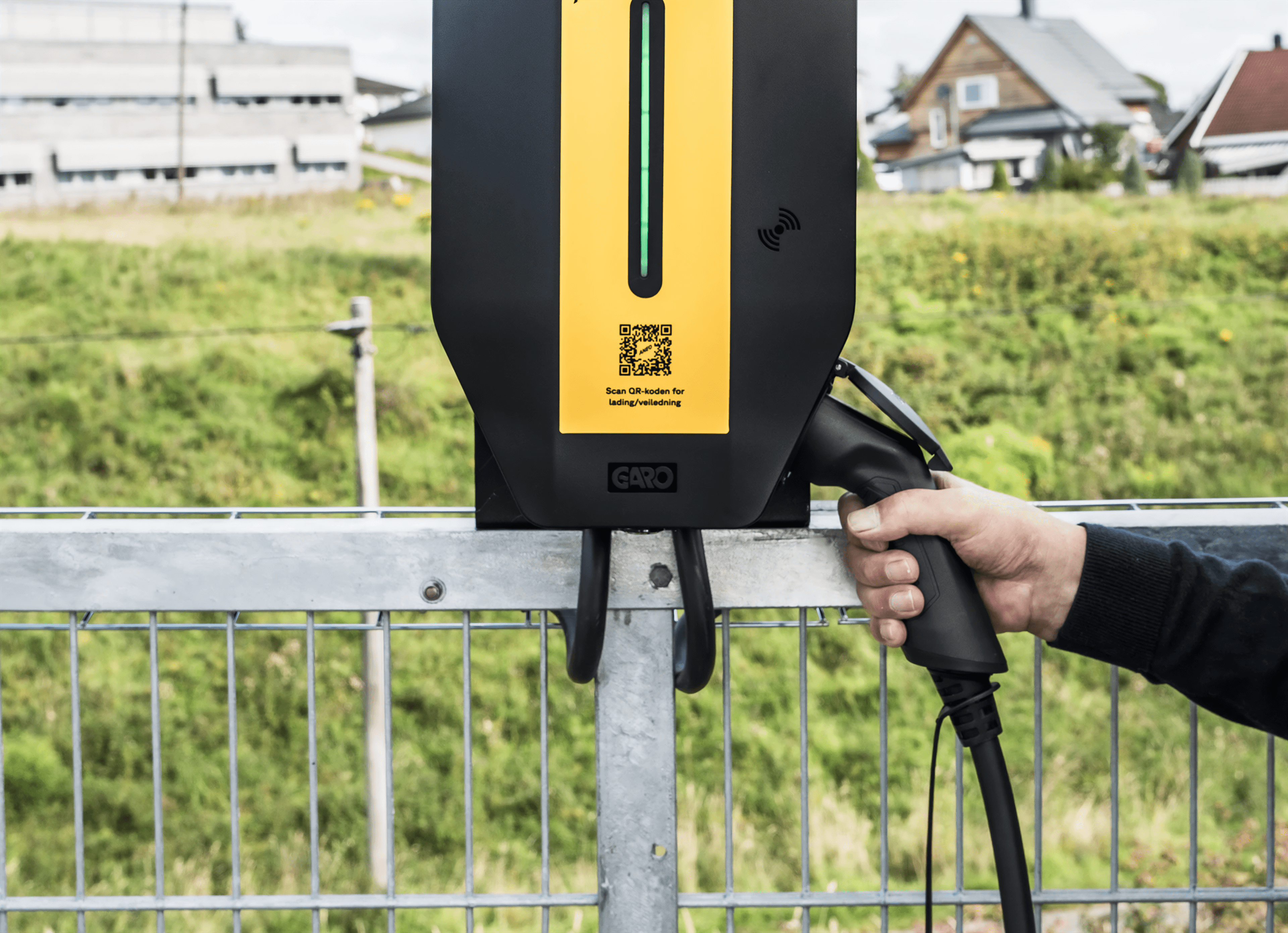 Telefon med ANEO-appen