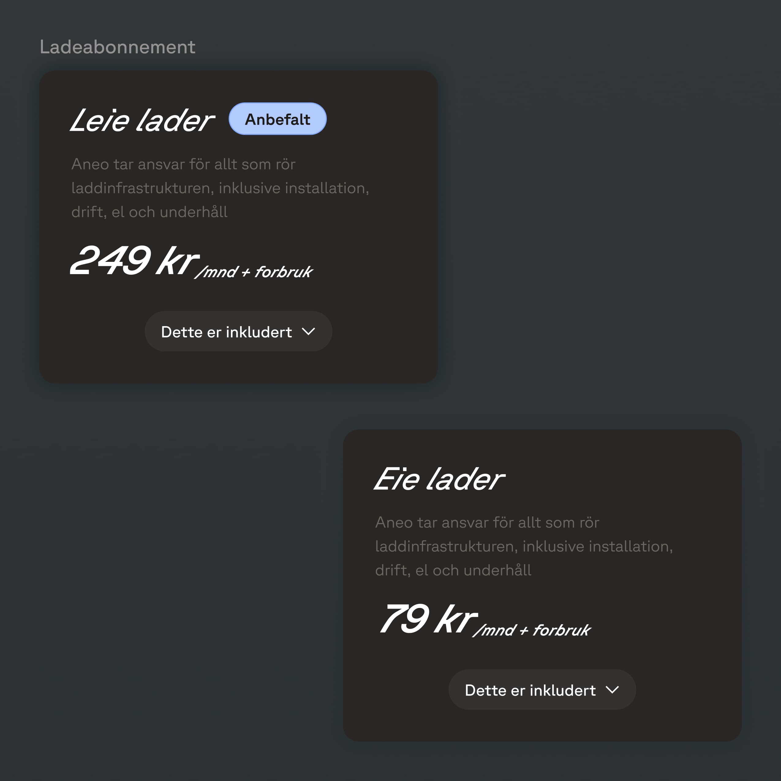 Web komponenter