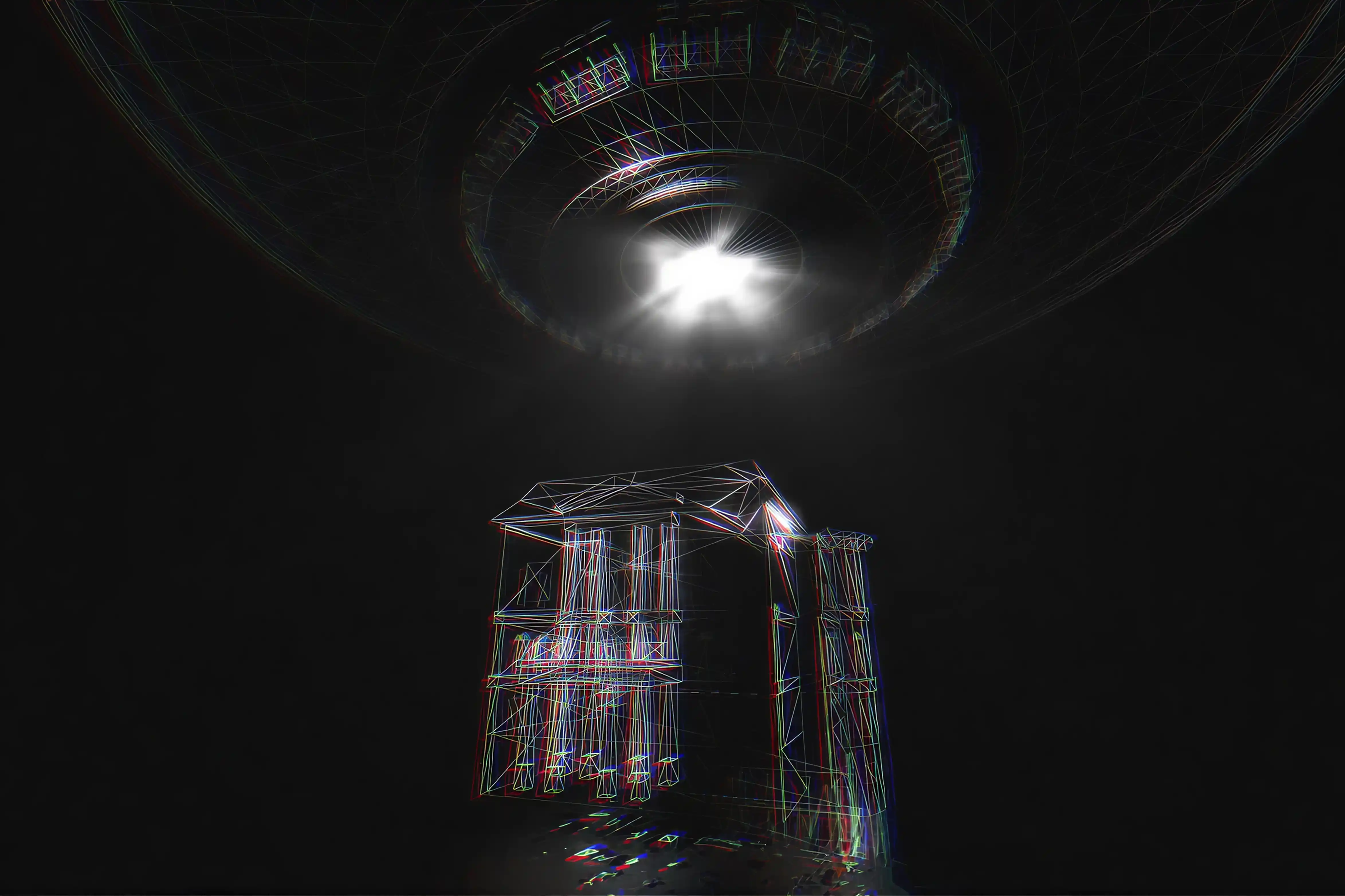 Digitalt bilde av en UFO